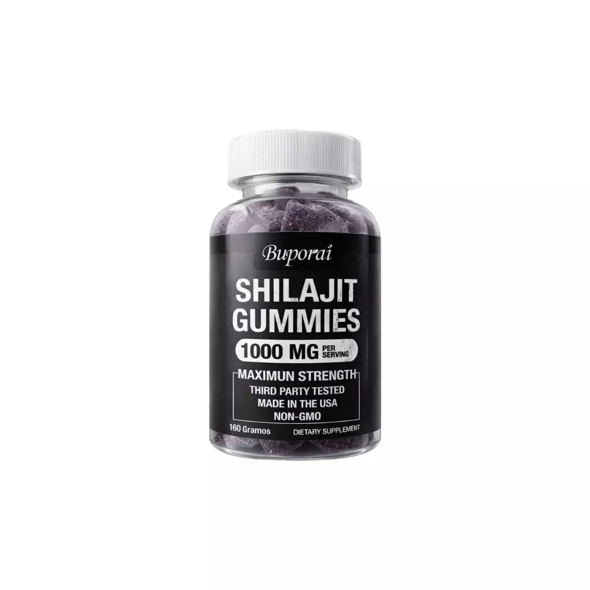 Shilajit Gomitas 1000 Mg 60 Capsulas Sin Sabor