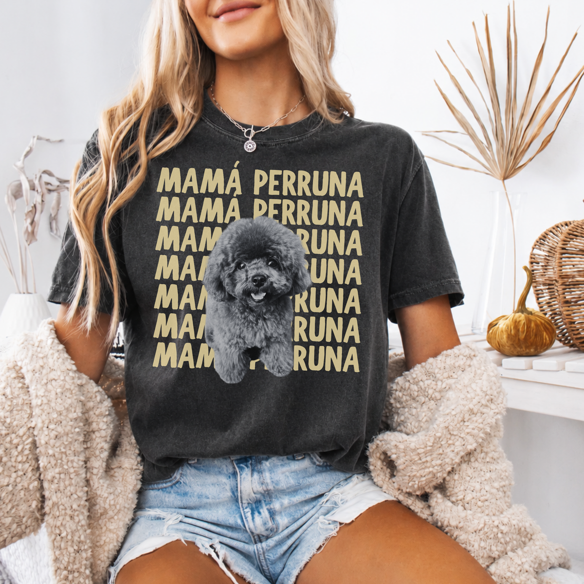 Polera personalizada con tu mascota – Estilo Vintage