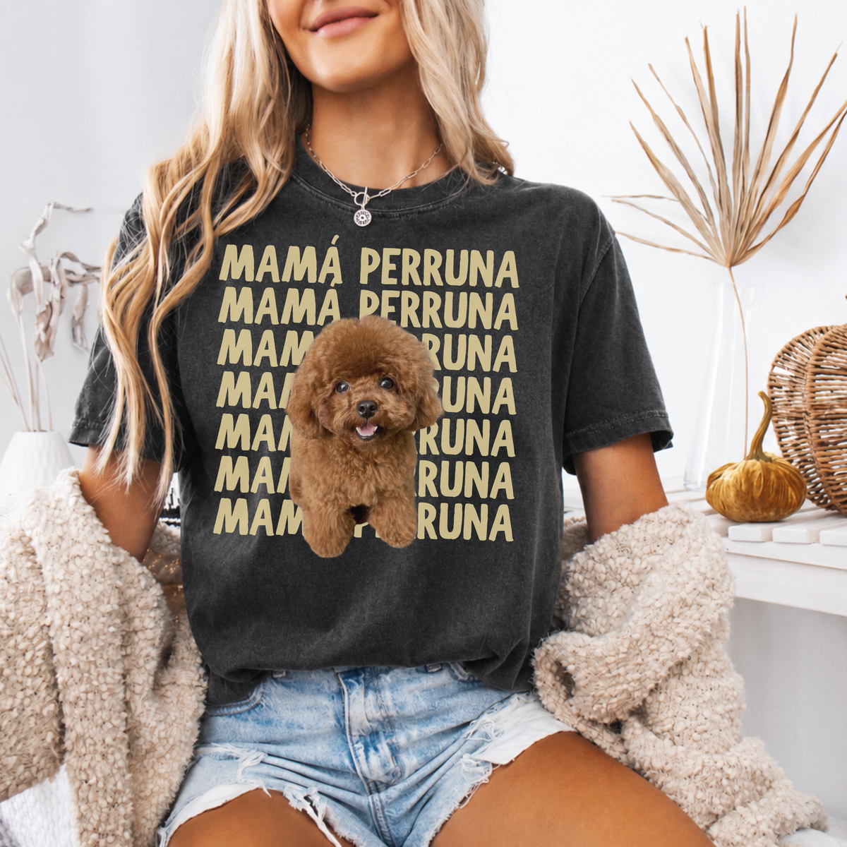 Polera personalizada con tu mascota – Estilo Vintage