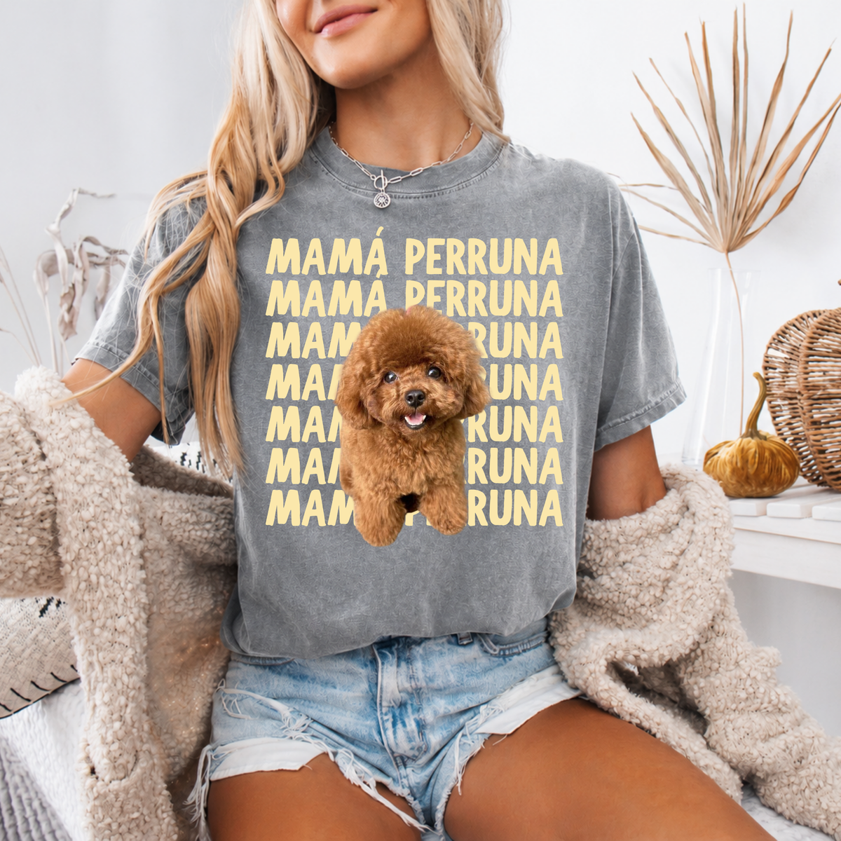 Polera personalizada con tu mascota – Estilo Vintage