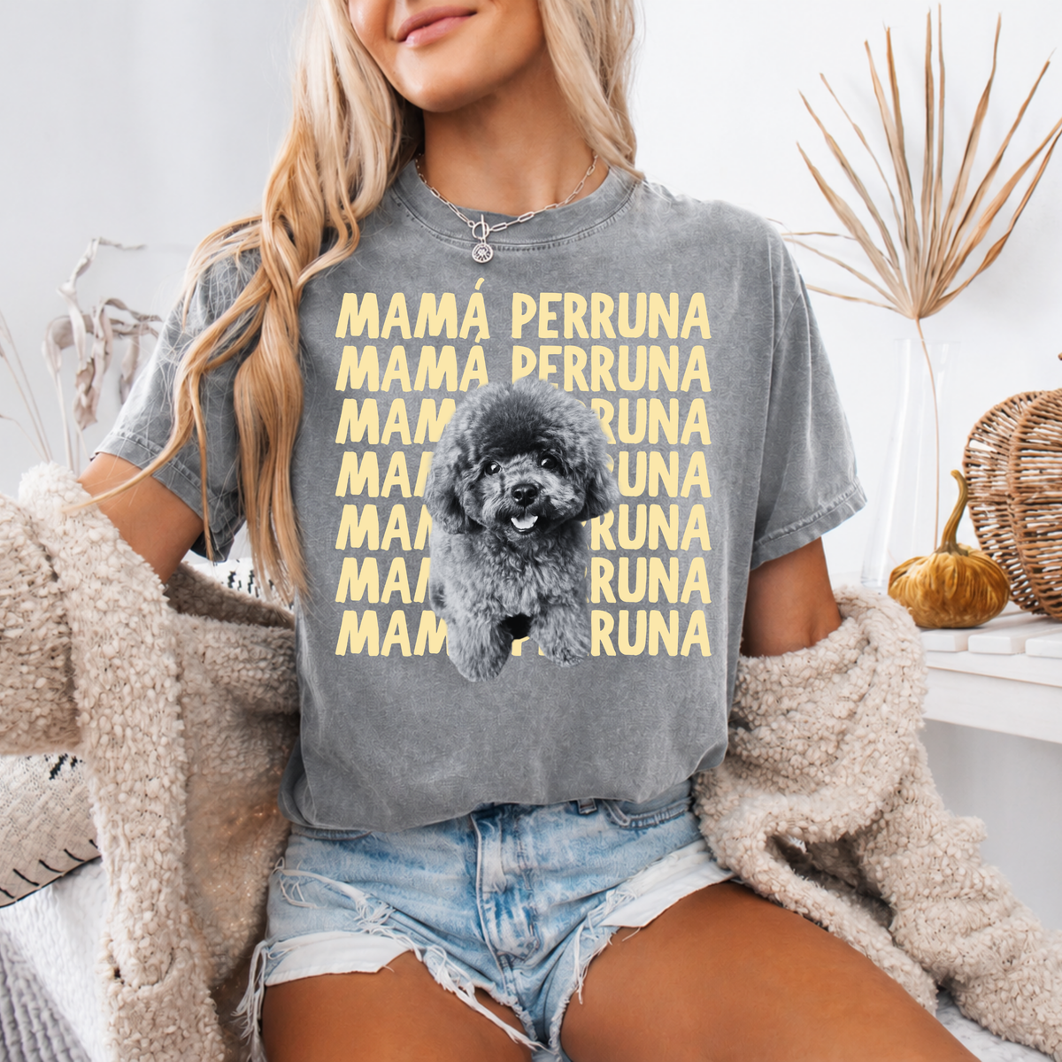 Polera personalizada con tu mascota – Estilo Vintage