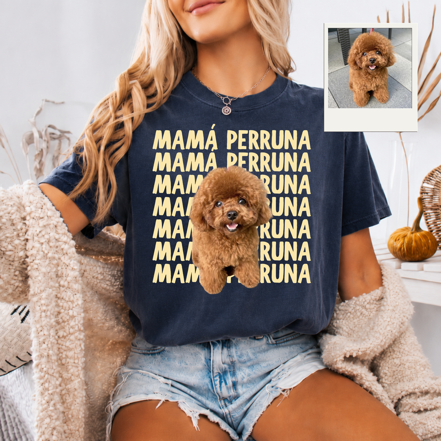 Polera personalizada con tu mascota – Estilo Vintage
