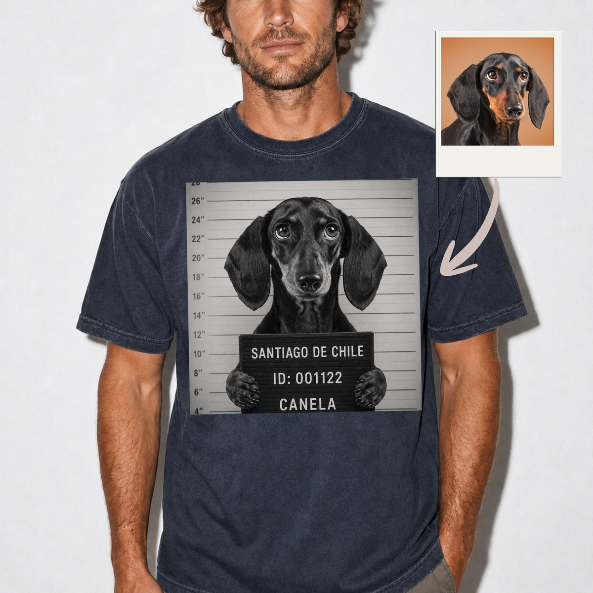 Polera personalizada con tu mascota – Estilo Vintage