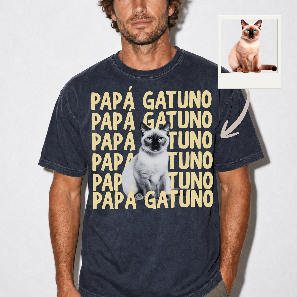 Polera personalizada con tu mascota – Estilo Vintage