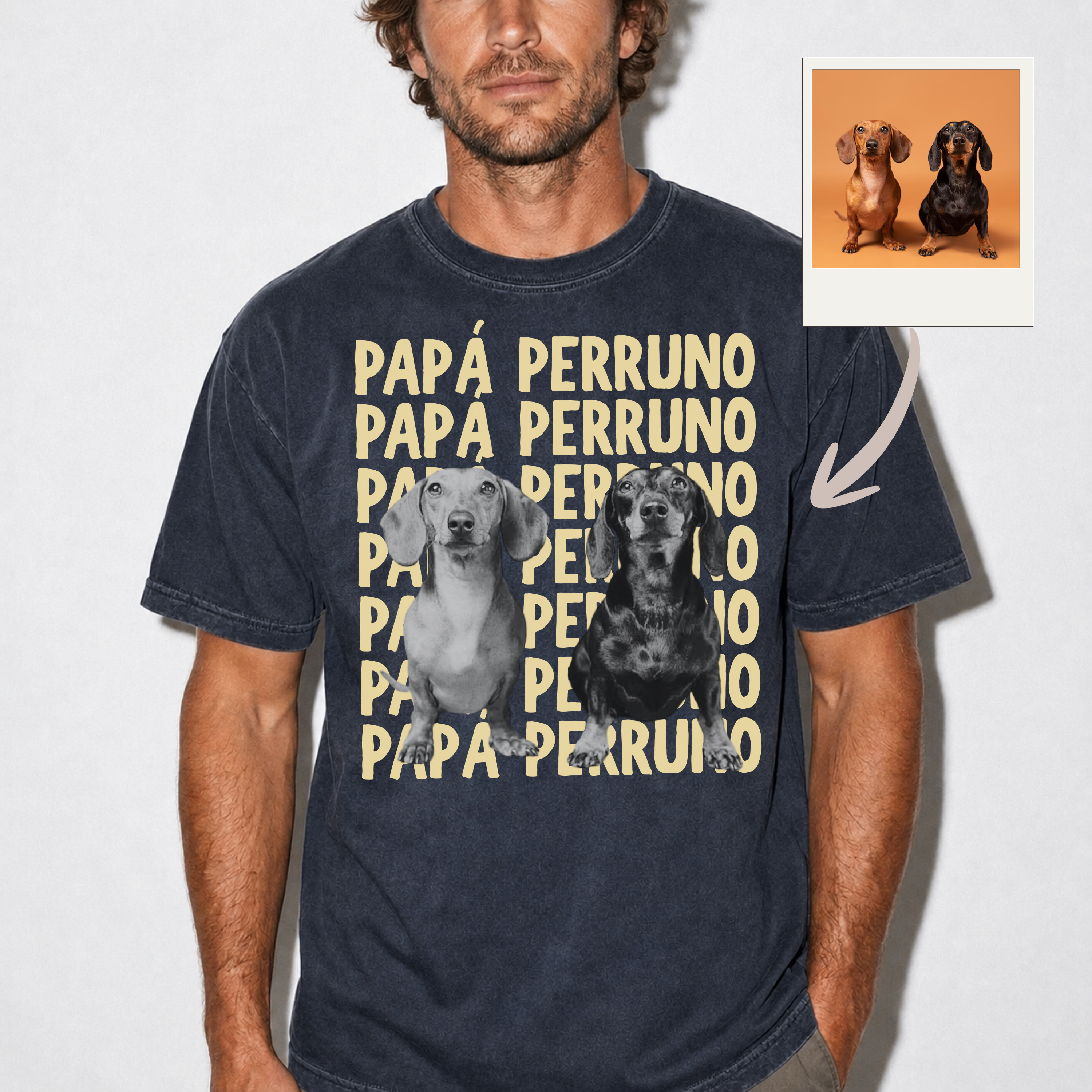 Polera personalizada con tu mascota – Estilo Vintage