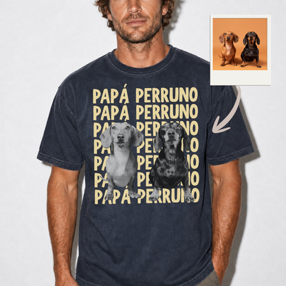 Polera personalizada con tu mascota – Estilo Vintage