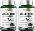 Shilajit for Men Women, Shilajit with Naturally Fulvic Acid & L-Arginine, Himalayan Shilajits for Extra Power, Stamina & Immune Support, Non-GMO, Made in USA, 2 Pack, 60 Capsules Per Bottle