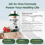 Shilajit for Men Women, Shilajit with Naturally Fulvic Acid & L-Arginine, Himalayan Shilajits for Extra Power, Stamina & Immune Support, Non-GMO, Made in USA, 60 Capsules, 1,300mg Per Serving
