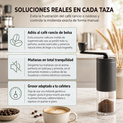 Molinillo Moledor De Cafe Manual