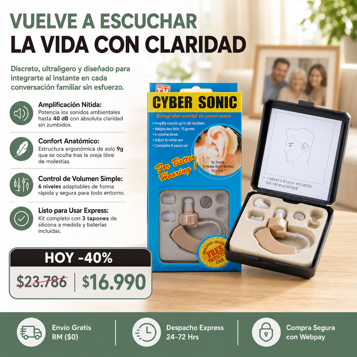 Audifonos Ortopedicos Amplificador