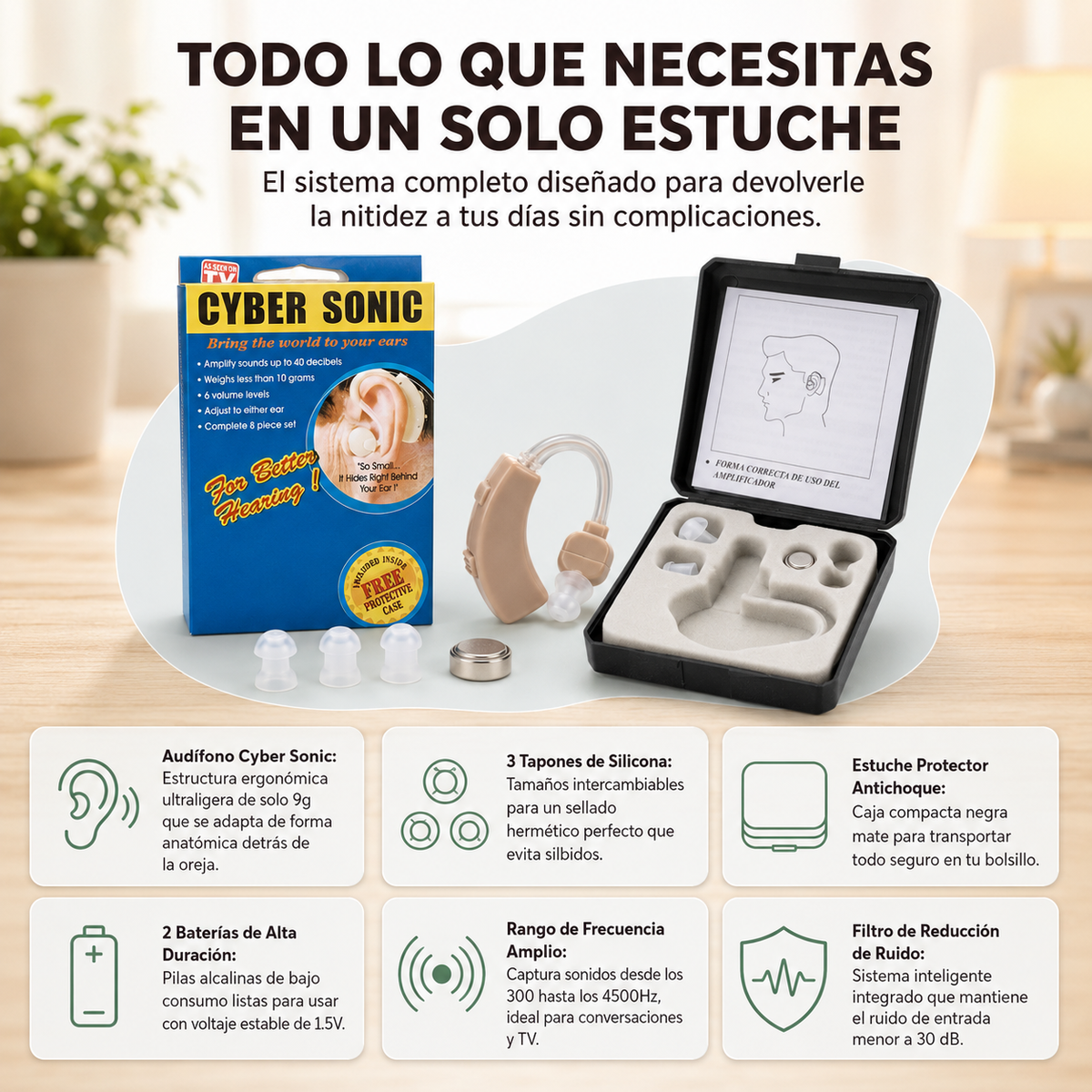 Audifonos Ortopedicos Amplificador
