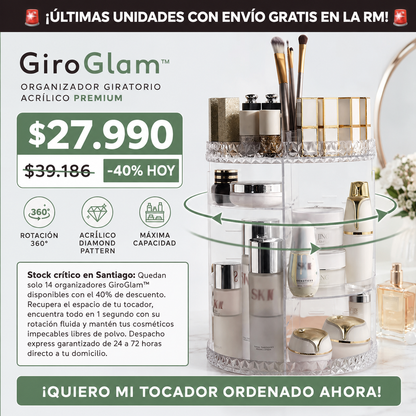 Organizador De Maquillaje 360 Orden