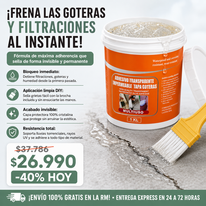 1 Kilo Sellador Adhesivo Transparente