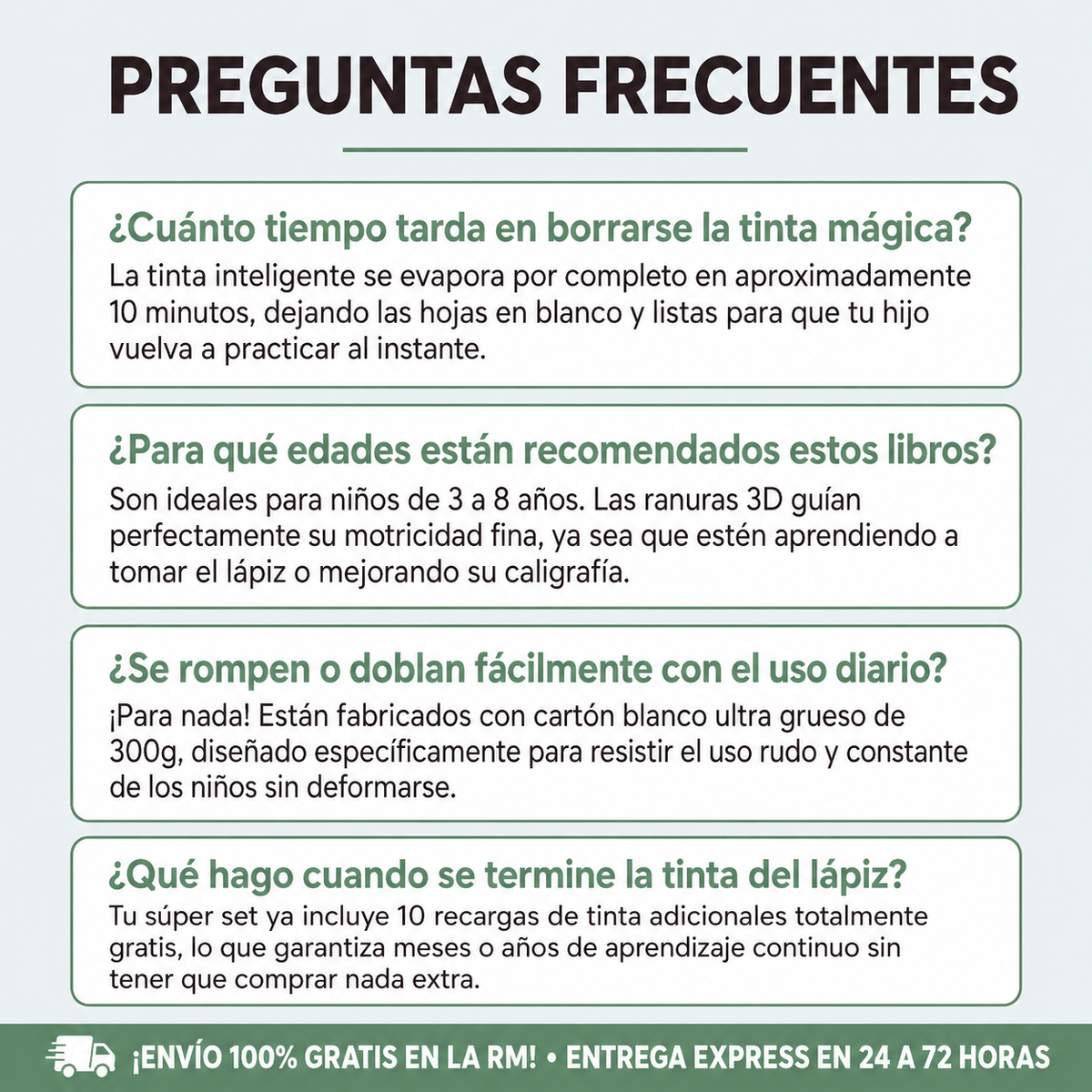 Set Cuaderno Magic Caligrafia Montessori