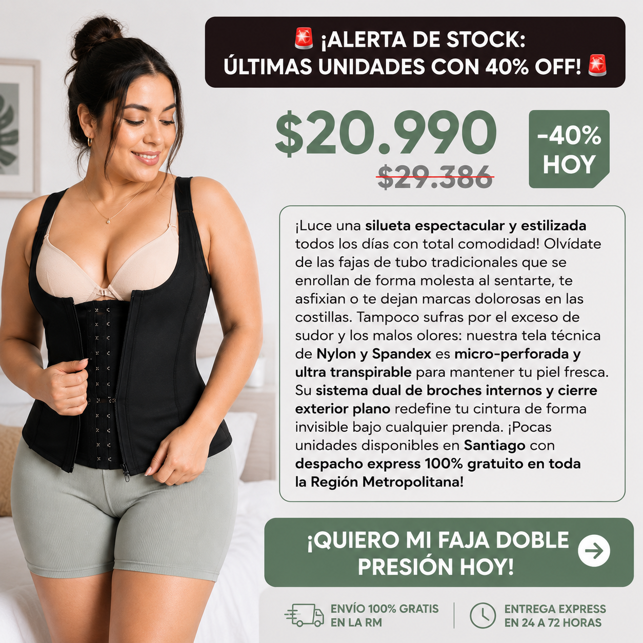 Faja Doble Presion