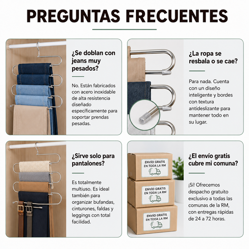 Colgador De Ropa En S