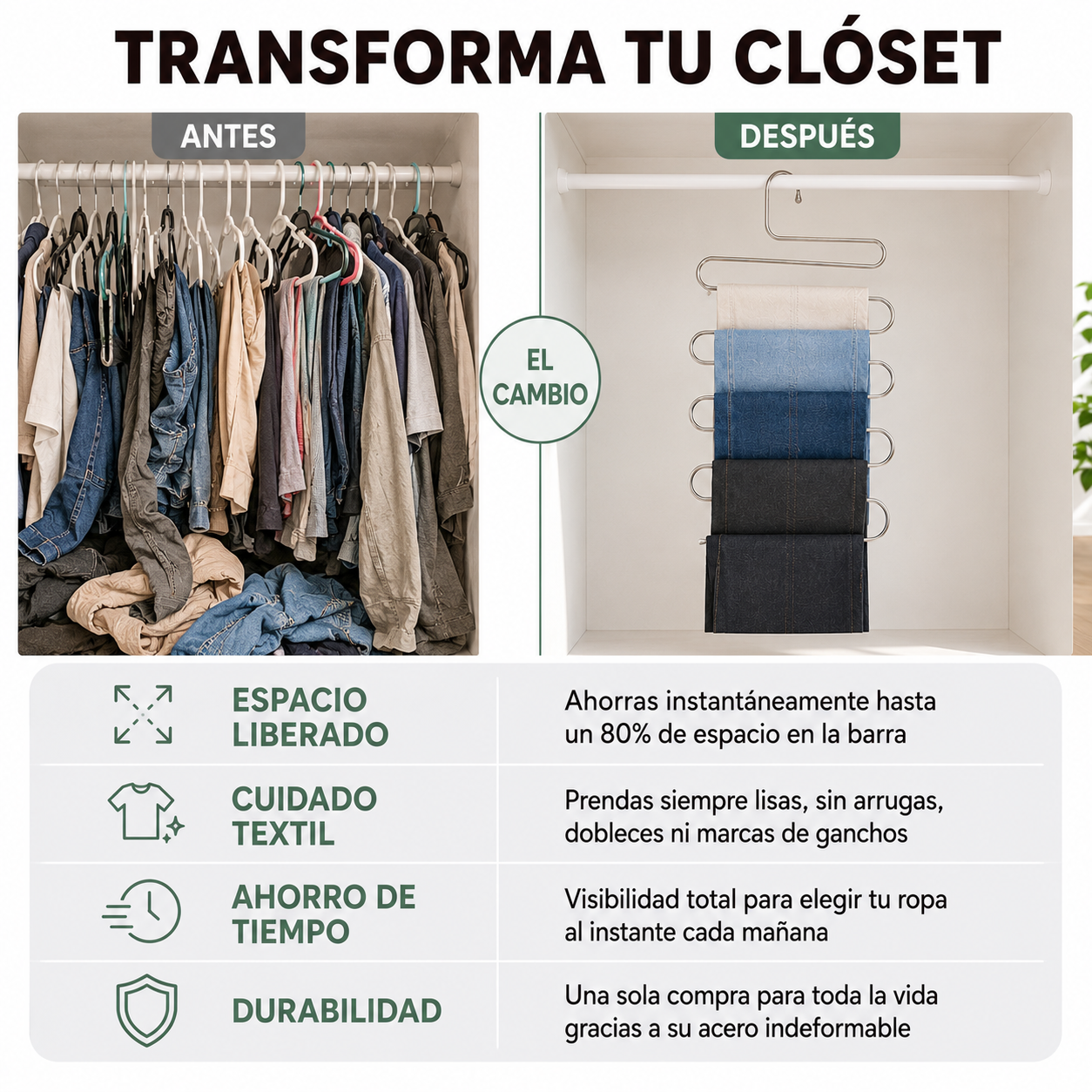 Colgador De Ropa En S