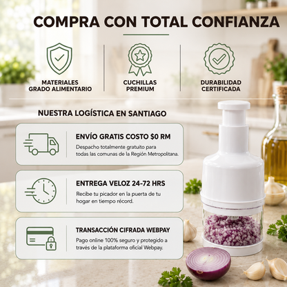 Cortador Picador De Verduras Chopper