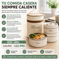 Lunch Box Lonchera 2 En 1 Comida