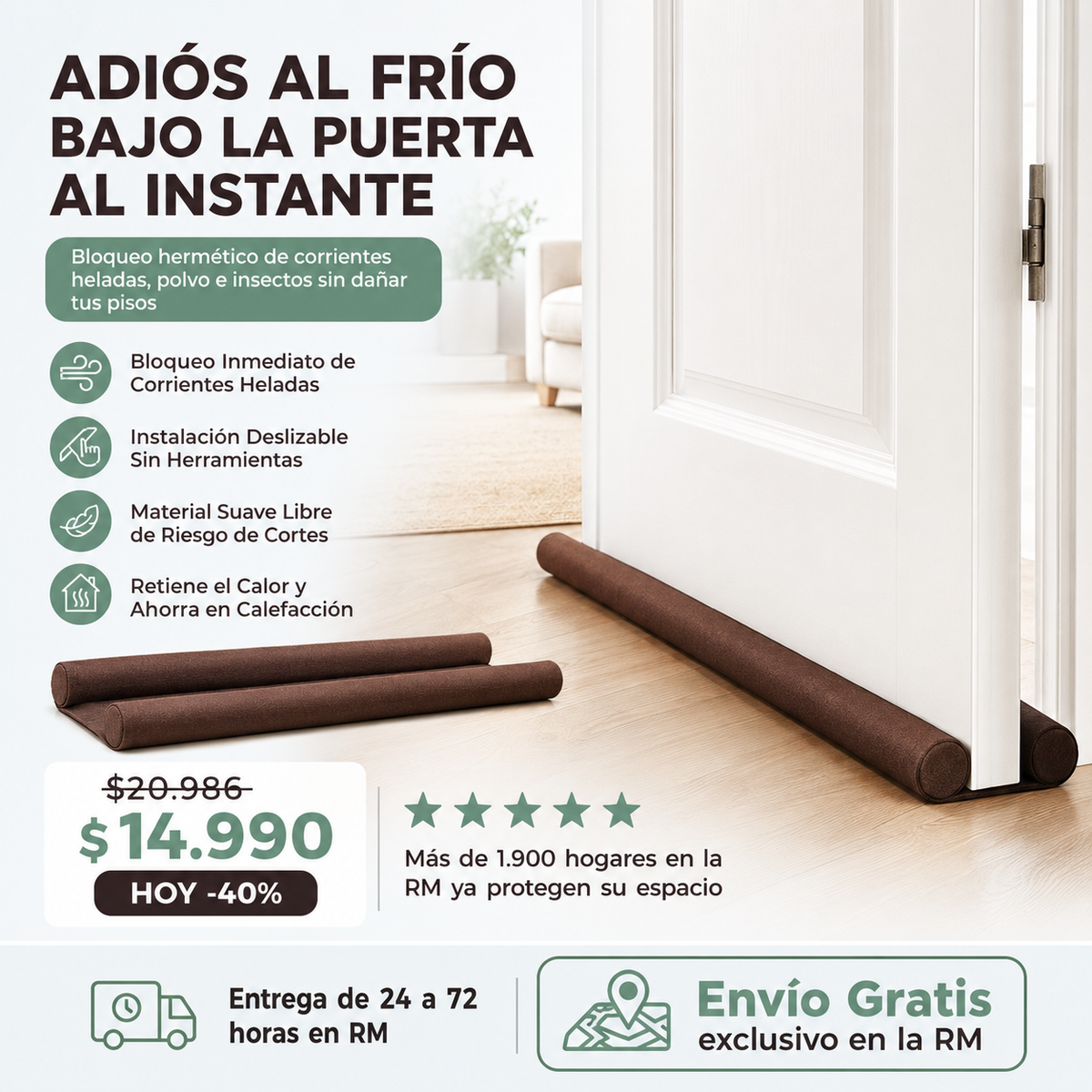 Aislante Puerta Y Ventana Para Frio
