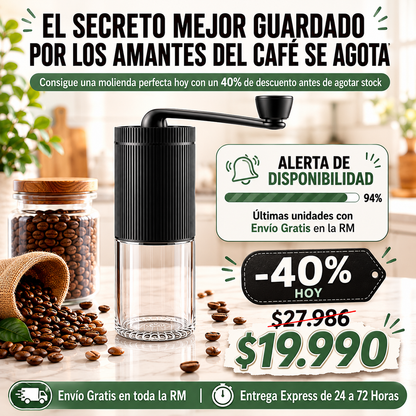 Molinillo Moledor De Cafe Manual