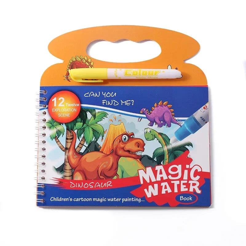 Pack 2 Libros Magicos Pintura Al Agua