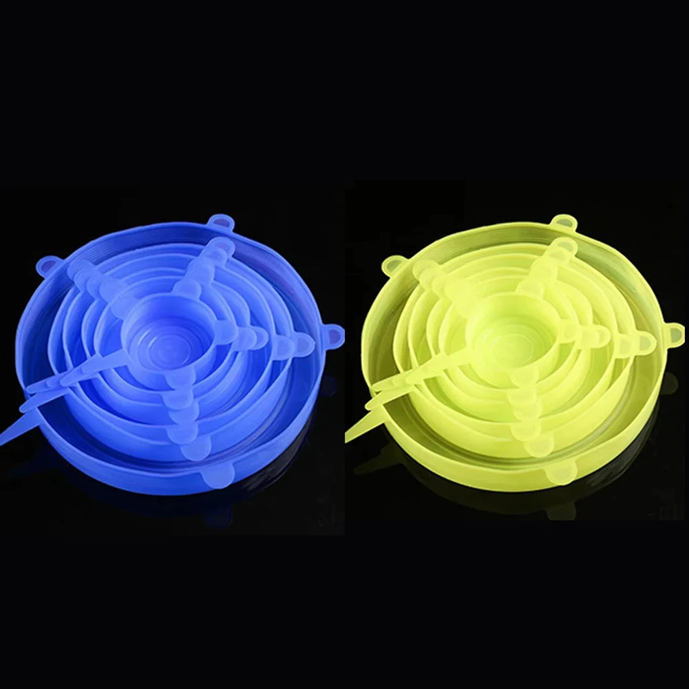 Tapas Ajustables De Silicona 6 Unidades