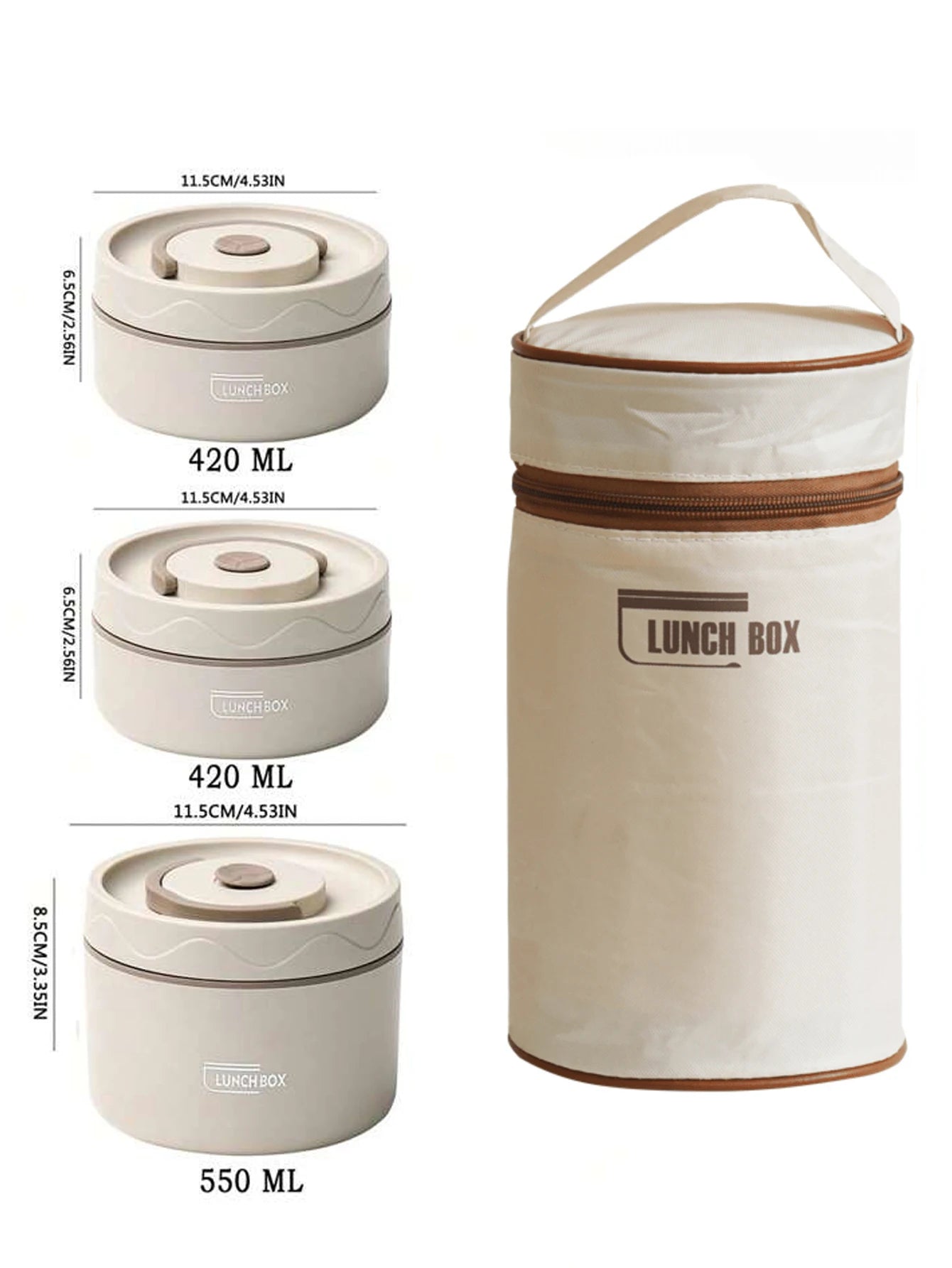 Lunch Box Lonchera 2 En 1 Comida