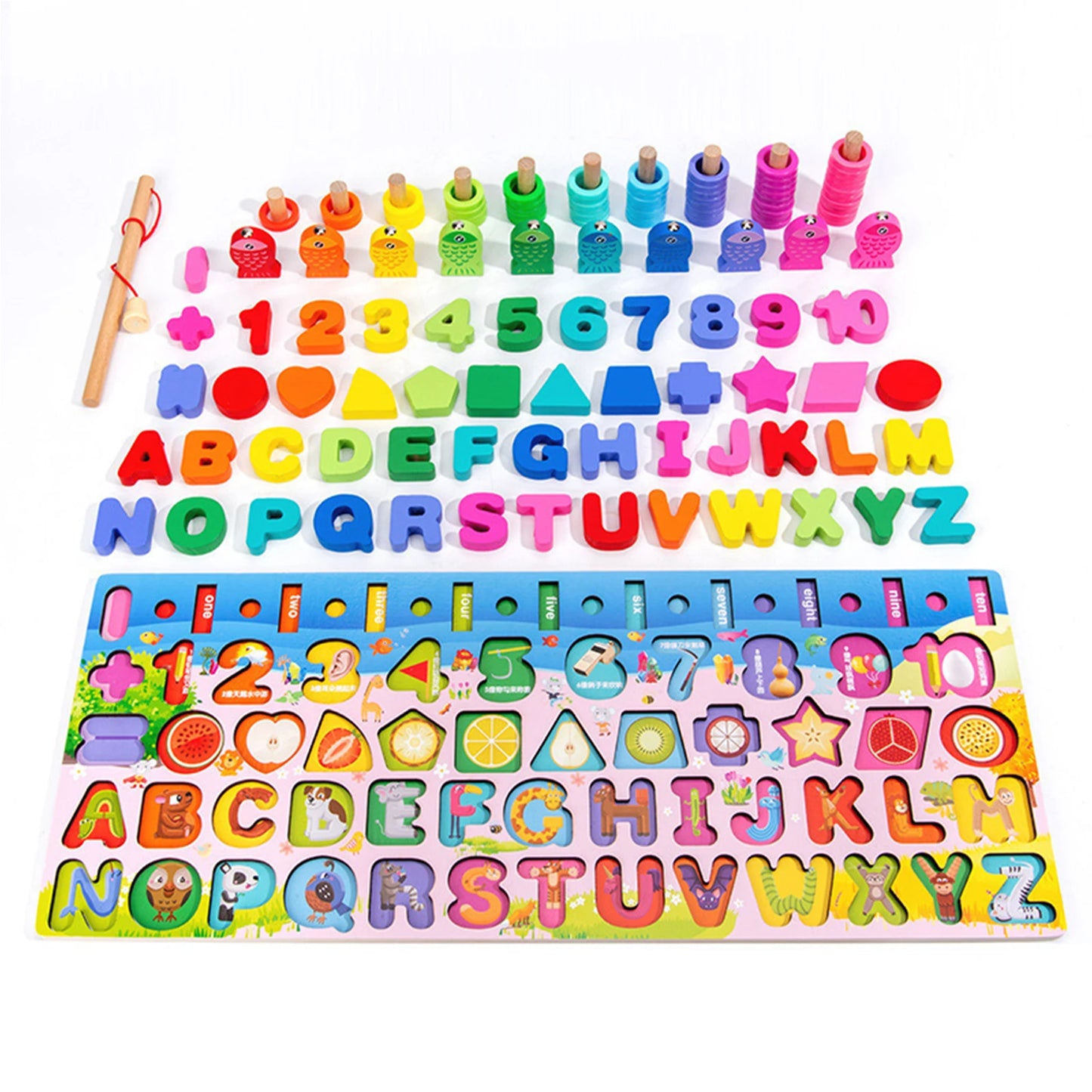 Juguete Madera Montessori Mas De 1oo Pcs
