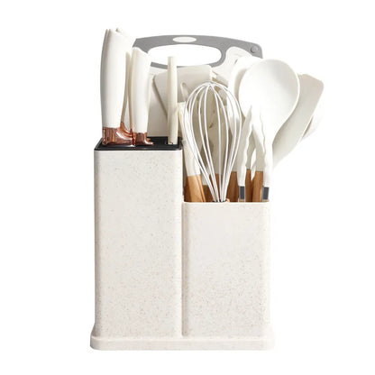 Set 19 Utensilios De Cocina De Silicona