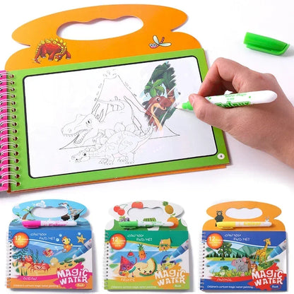 Pack 2 Libros Magicos Pintura Al Agua
