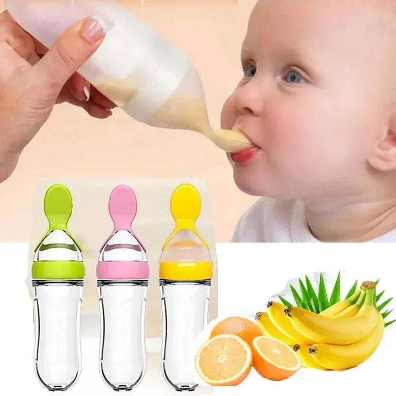 Mamadera Con Cuchara Dispensadora