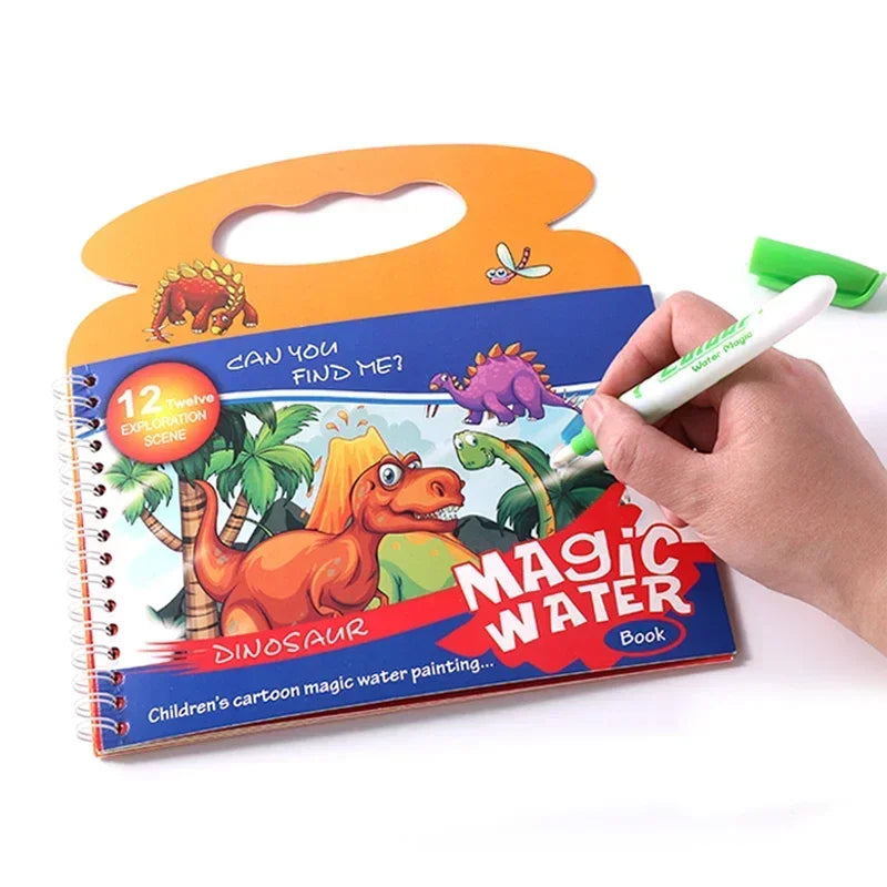 Pack 2 Libros Magicos Pintura Al Agua