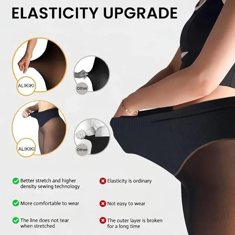 Panty Calza Efecto Piel Polar