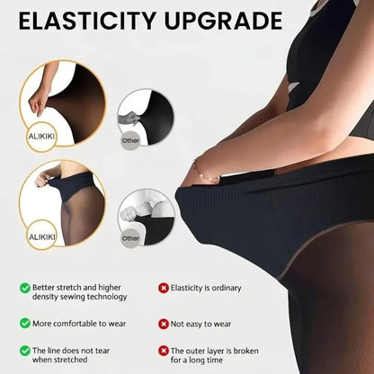 Panty Calza Efecto Piel Polar
