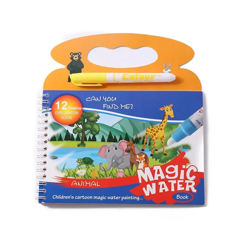 Pack 2 Libros Magicos Pintura Al Agua