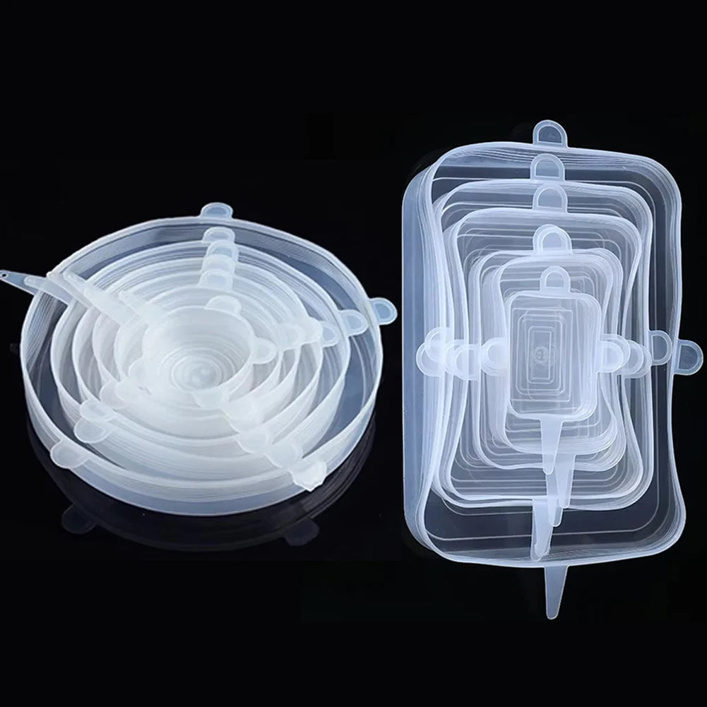 Tapas Ajustables De Silicona 6 Unidades