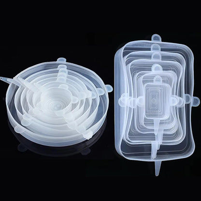 Tapas Ajustables De Silicona 6 Unidades
