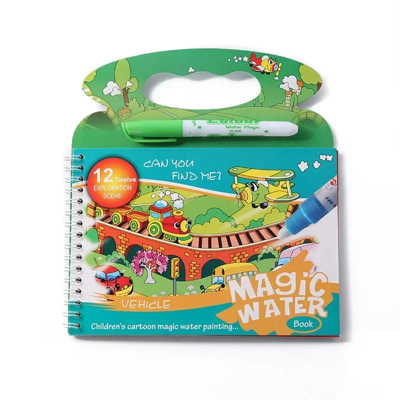 Pack 2 Libros Magicos Pintura Al Agua