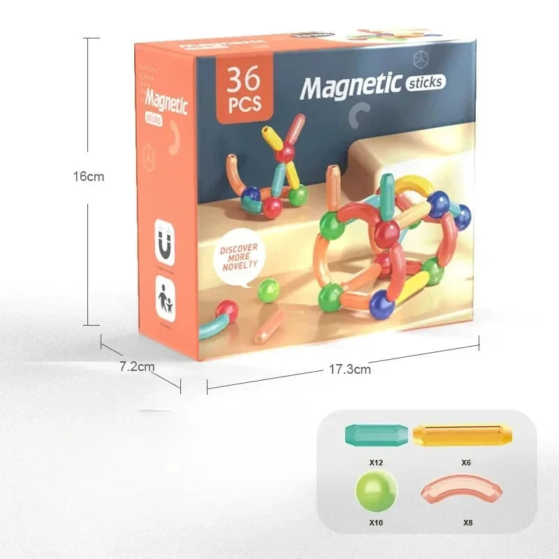 Juego 26 Pcs Bloques Magneticos