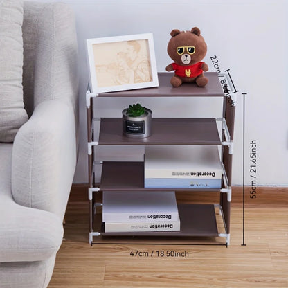1 Multi-layer Shoe Rack, Multi-layer Dust-Proof Shoe Rack Storage and Organization, Easy to Assemble, Space Saving Design.