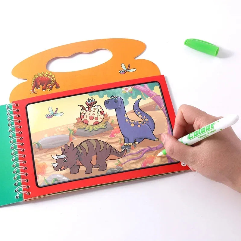 Pack 2 Libros Magicos Pintura Al Agua