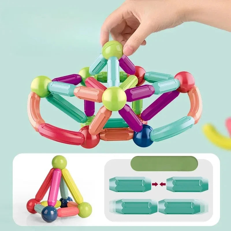 Juego 26 Pcs Bloques Magneticos