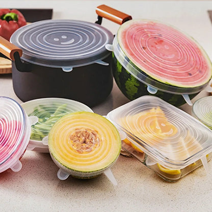 Tapas Ajustables De Silicona 6 Unidades