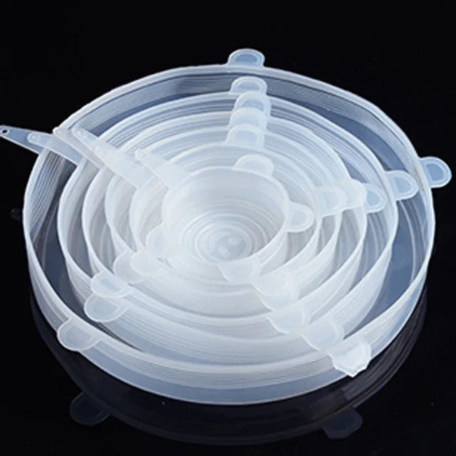 Tapas Ajustables De Silicona 6 Unidades