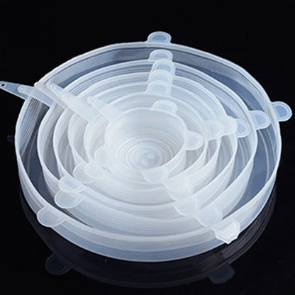 Tapas Ajustables De Silicona 6 Unidades