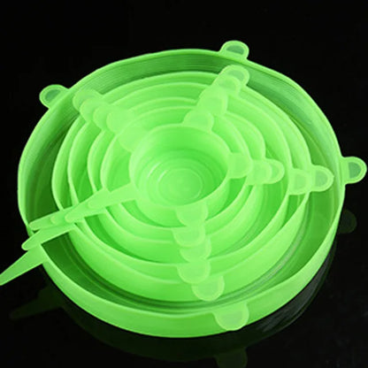 Tapas Ajustables De Silicona 6 Unidades