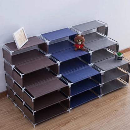 1 Multi-layer Shoe Rack, Multi-layer Dust-Proof Shoe Rack Storage and Organization, Easy to Assemble, Space Saving Design.