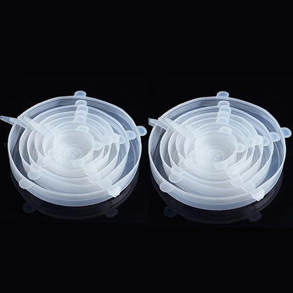 Tapas Ajustables De Silicona 6 Unidades
