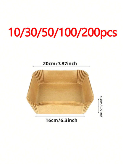 Bandeja Antiadherente Freidora X50pcs